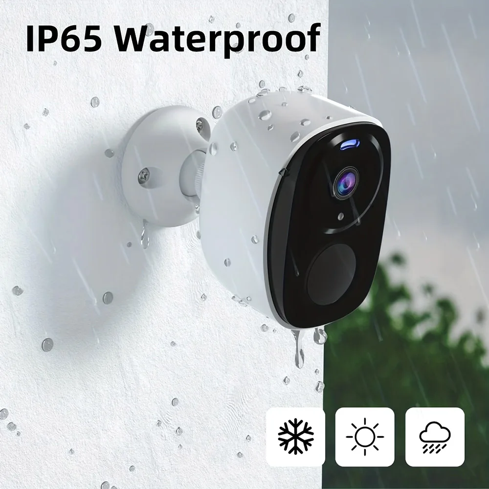 Draadloze Batterij Camera Wifi Buiten, Zonne-Energie Beveiliging Waterdicht Ip Cctv Indoor Ai Motion Detection Spotlight Sirene Alarm