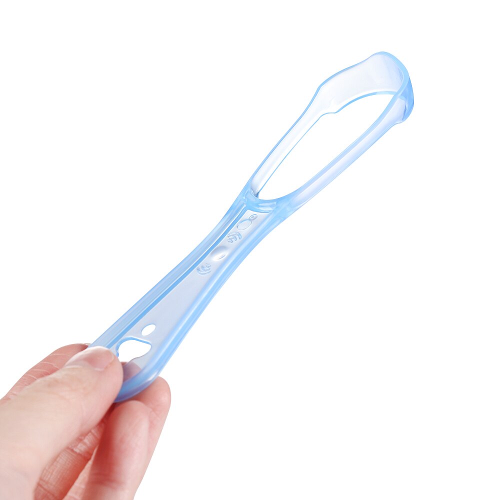 Unisex Silicone Tongue Scraper Double Sided Tongue Cleaning Oral Hygiene tool Bad Breath Health Care Tool Food Grade Material