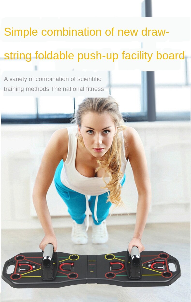 Push Up Rack Board 12in1 Body Building Fitness Exercise Push-up Stands Body Building Training System Home Gym Fitness Equipmen