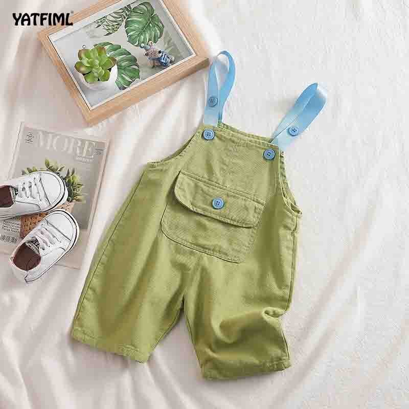 Yatfiml Kinderen Plaid Overalls Broek Voor Jongens Meisjes Baby Meisje Jongen Grote Pp Broek Lente Peuter Jumpsuit Leuke Broek voor Kids: green / 12m