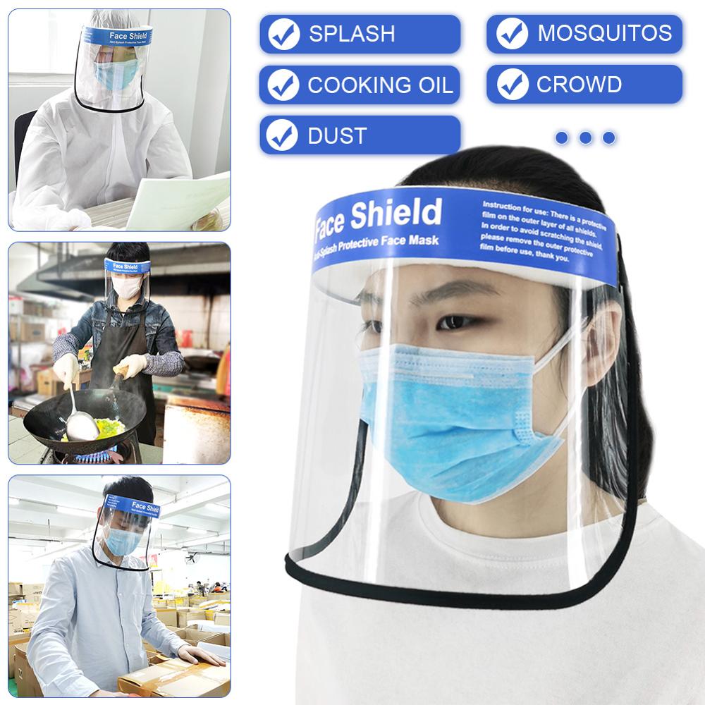 Creatieve Beschermende Gezicht Shield Keuken Olie-Splash Proof Masker Transparante Bescherming Masker