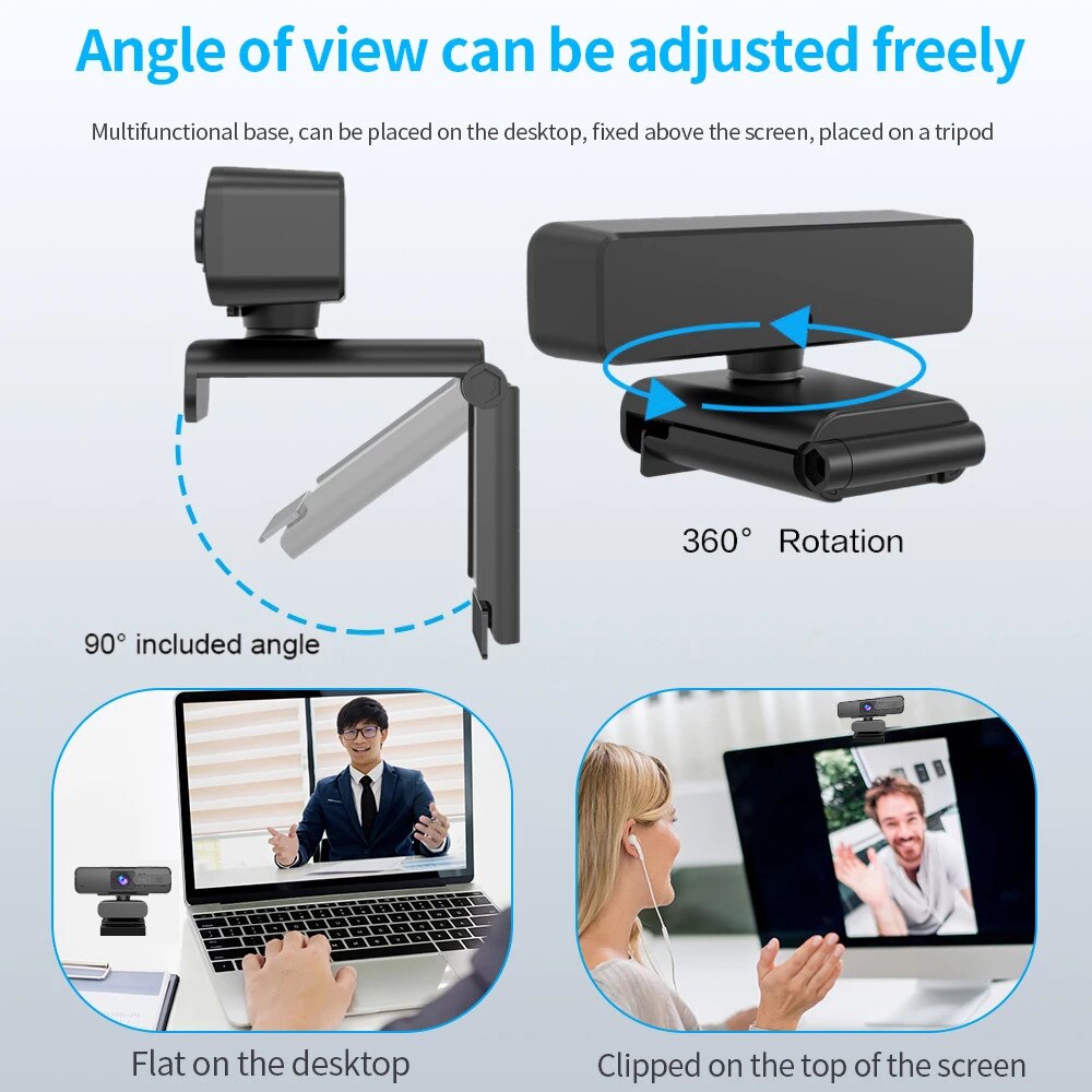 H701 HD USB Webcam Support Autofocus Web Camera 1080P For Computer Live Online Teaching Video Calling with Microphone Camera
