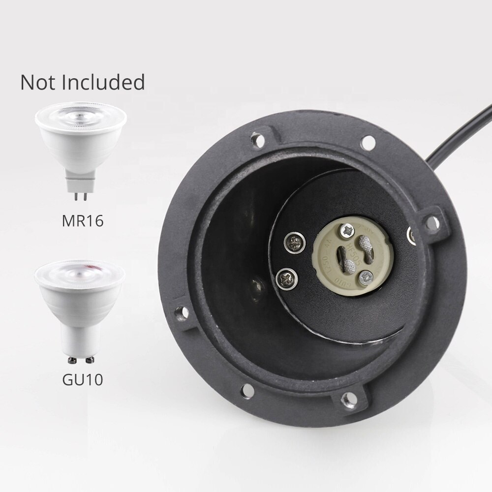 GU10 LED Underground Light Floor Lamp Outdoor Ground Spot Landscape Garden Path Buried Lamp for gu10 Bulb Casing