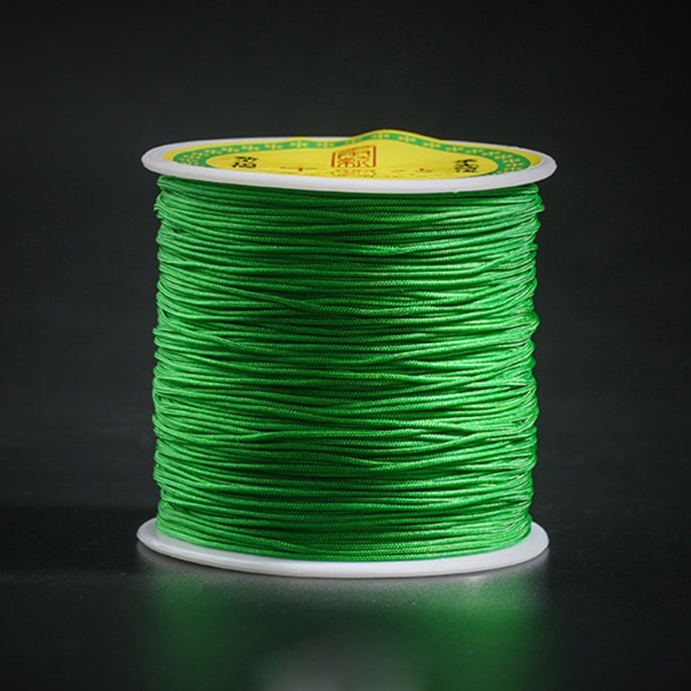 1mm 100m Nylon macramé chino nudo cordón pulsera cuentas hacer joyas DIY borlas cuentas Shambala hilo herramienta de coser
