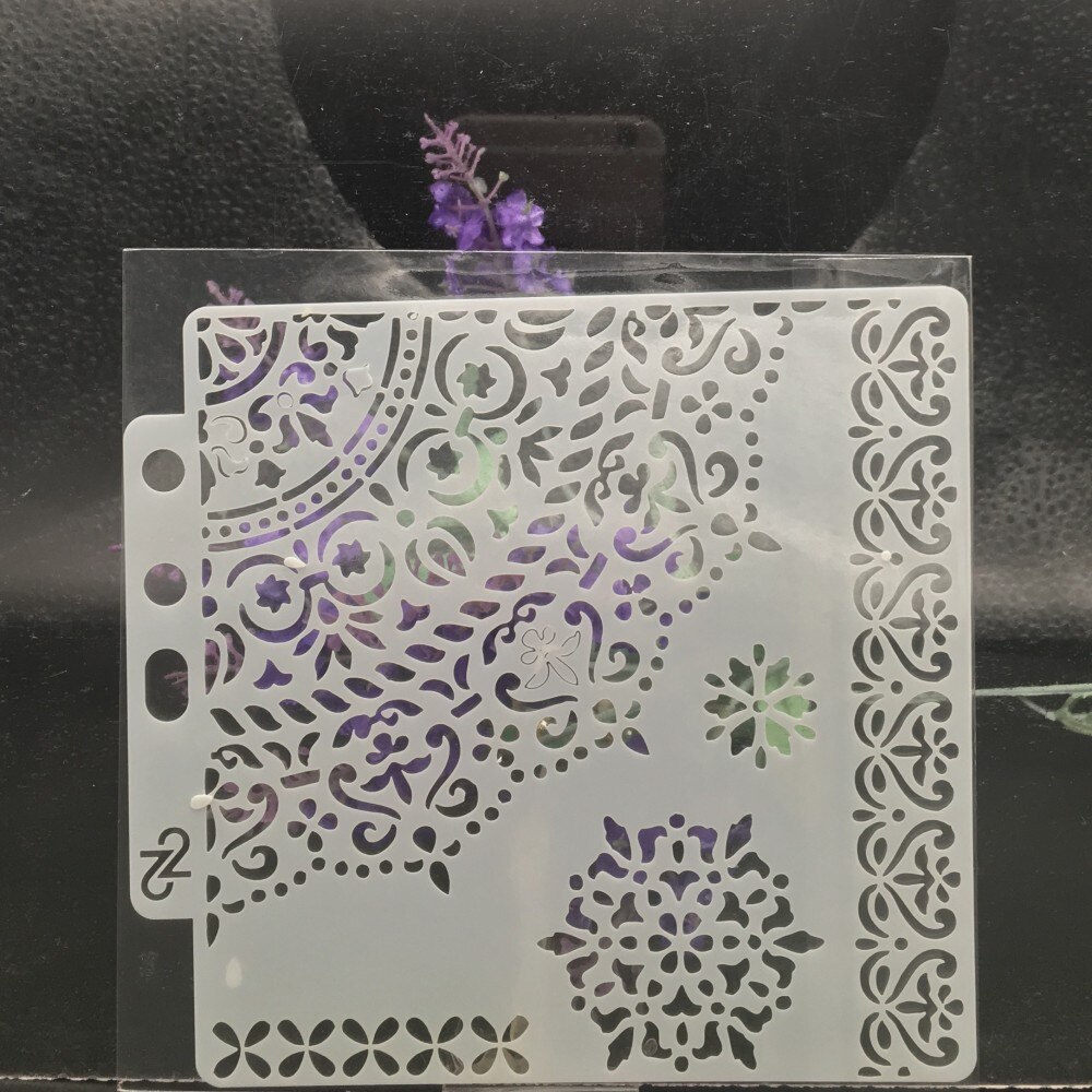 13cm Butterfly Rose Flower DIY Layering Stencils Wall Painting Scrapbook Coloring Embossing Album Decorative Card Template: E
