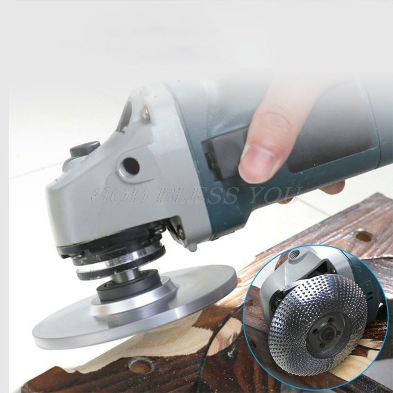 Woodworking Angle Grinder Disc Tool Grinding Wheel Carbide Wood Sanding Carving