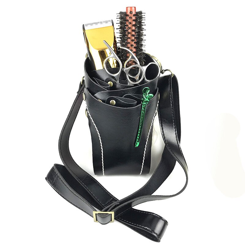 Barber Shears Holster Scissor Holder Pouch Hair Dressres Bag with Belt for Hairdressers, Salon Hair Stylist Barber