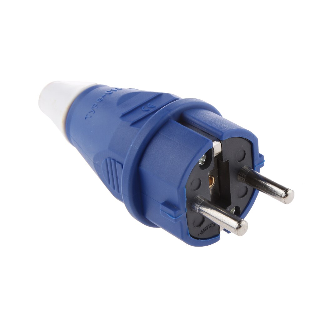 2 pin Mount Socket Connector 16A 220-250V Industrial EU Socket and Plug