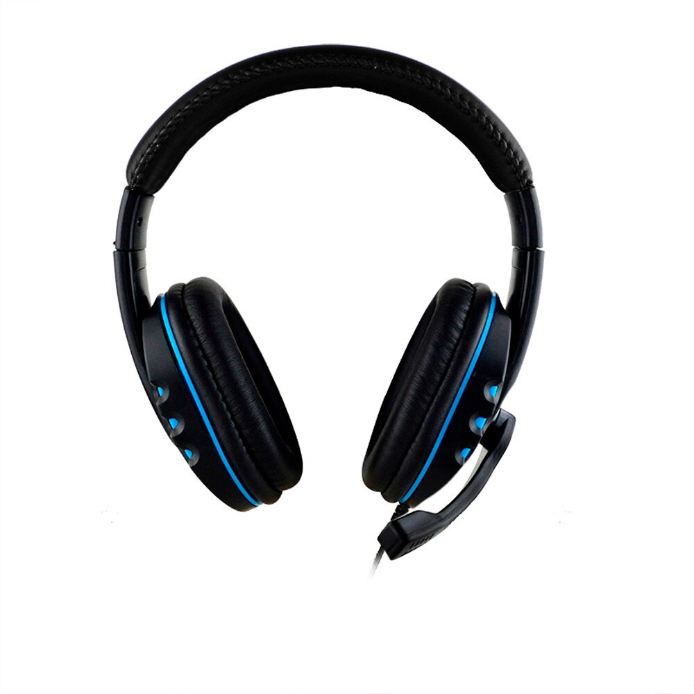 Compact Stylish Gaming Headset Voice Control Wired HI-FI Sound For PS4 Black#T2