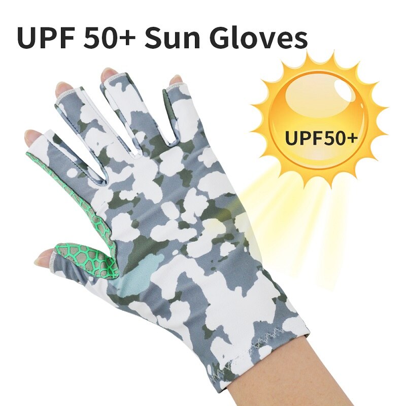 Retter Wärme UV Schutz Angeln Handschuhe UPF50 + Sonne Finger Handschuhe Für Segeln Radfahren Bootfahren Surfen Wandern