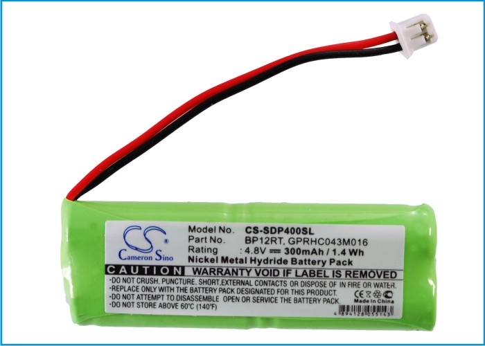 Cameron Sino 300mAh Battery BP12RT for Dogtra 1500NCP,175NCP Transmitter,1900NCP,1902NCP,200NCP,202NCP,280NCP, 282NCP,1100NC