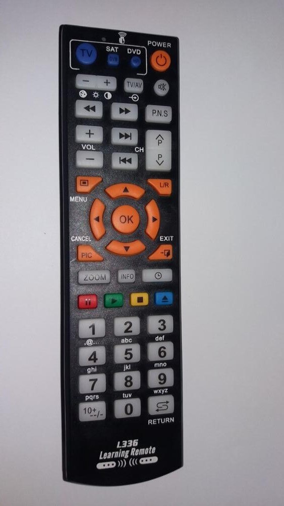 Universal Smart Afstandsbediening Controller Met Leerfunctie Voor TV CBL DVD SAT Voor Chunghop L336