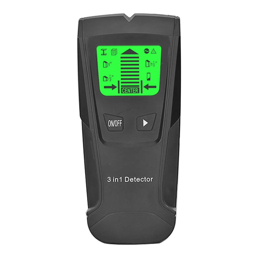 3 IN 1 METAL DETECTOR PIPE STUD WALL FINDER AC LIVE WIRE WOOD CABLE JOISTS BEAM