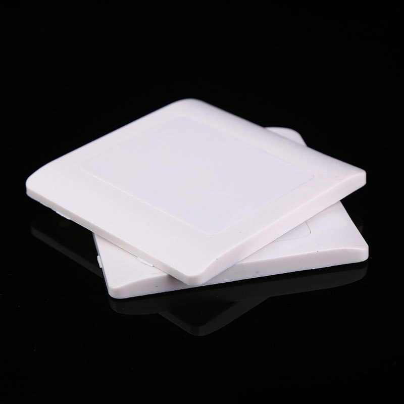 100pcs High PP Wall Switch Socket Blank Panel Cover Plate For Home Improvement Fire Retardant Wall Mounted Blank Panel
