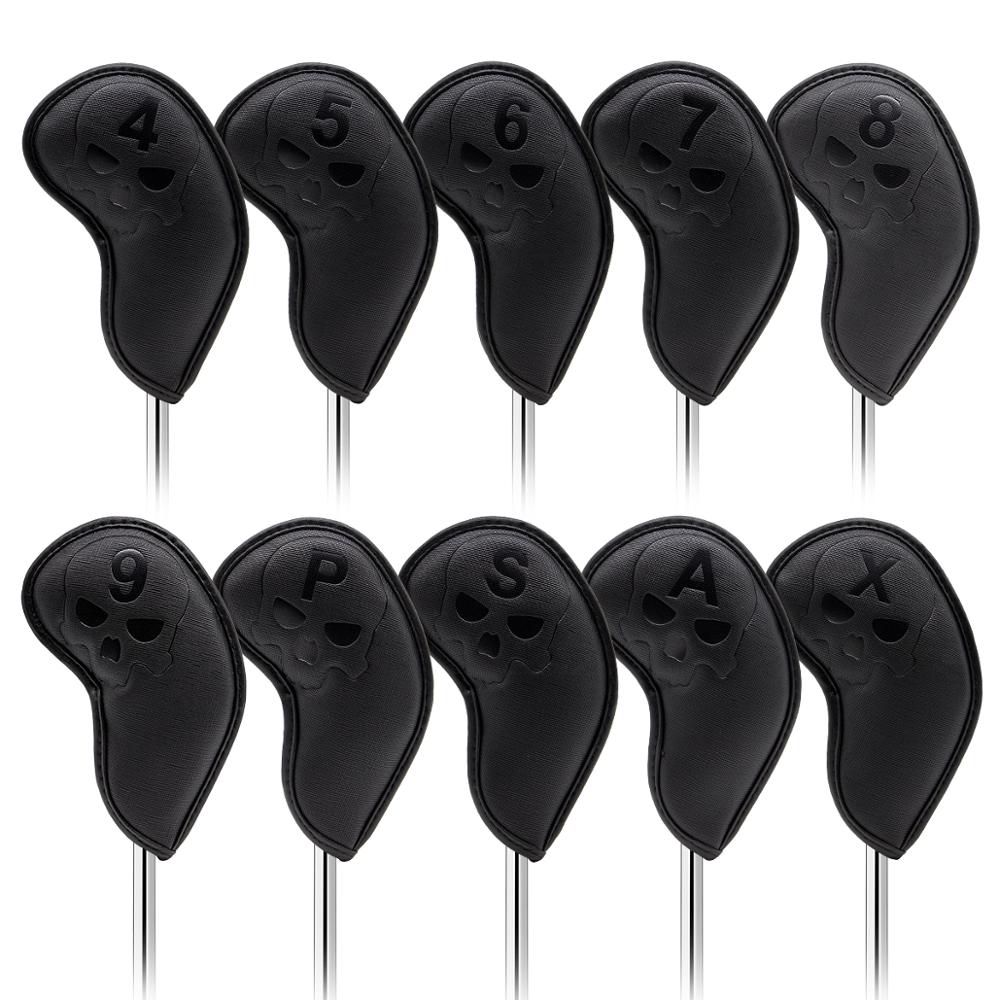 Kleurrijke Nummer Golf Iron Head Covers Iron Headovers Wiggen Covers 4-9 Aspx 10Pcs