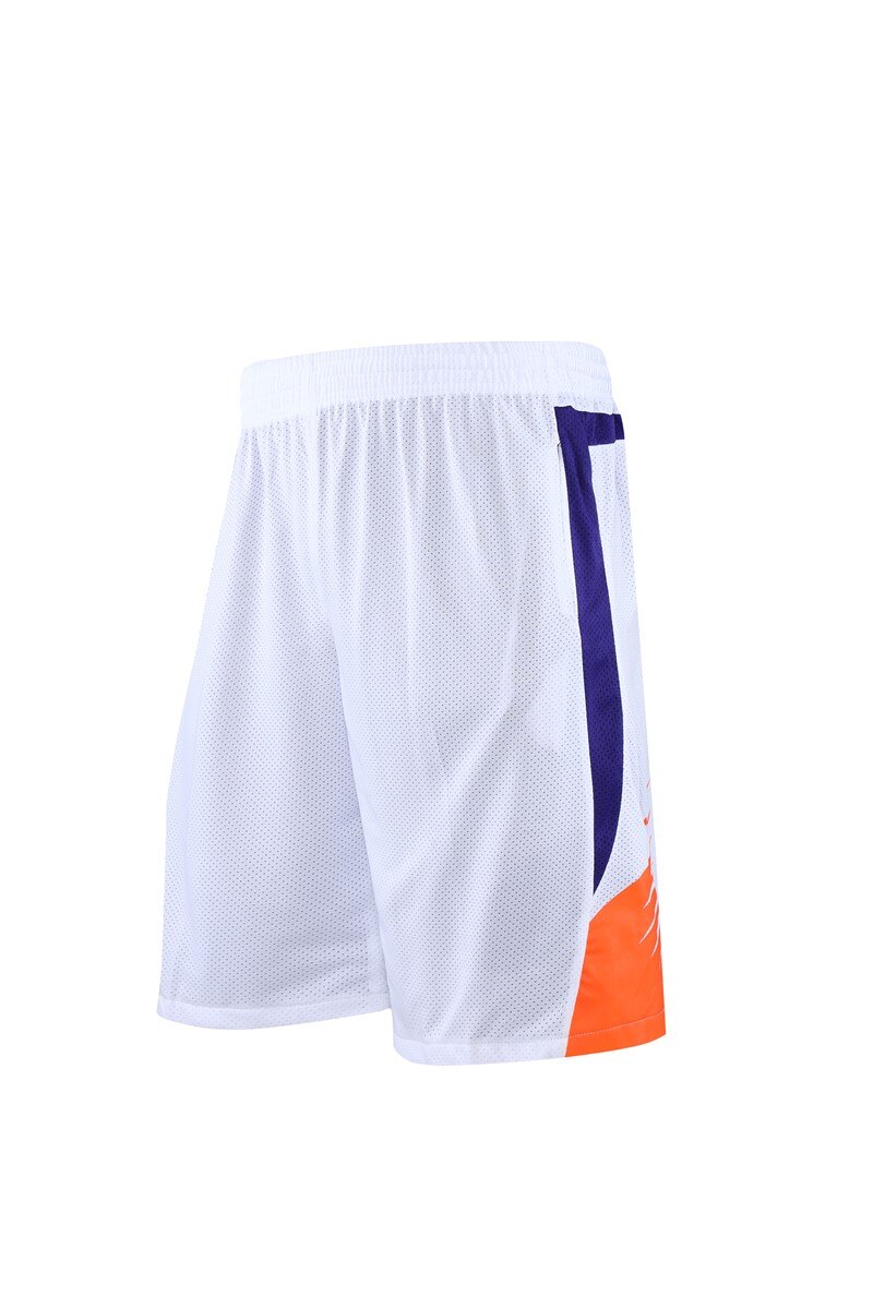 HOWE AO Basketball Shorts Sommer Sportlich Dünne Abschnitt Atmungs Fitness schnell trocknend lose Fünf Punkte Sport: WHITE / XXXL