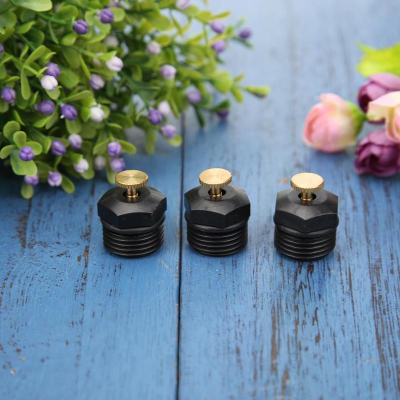 10pcs 1/2in Garden Sprinklers Micro Flow Dripper Drip Head Irrigation Tool