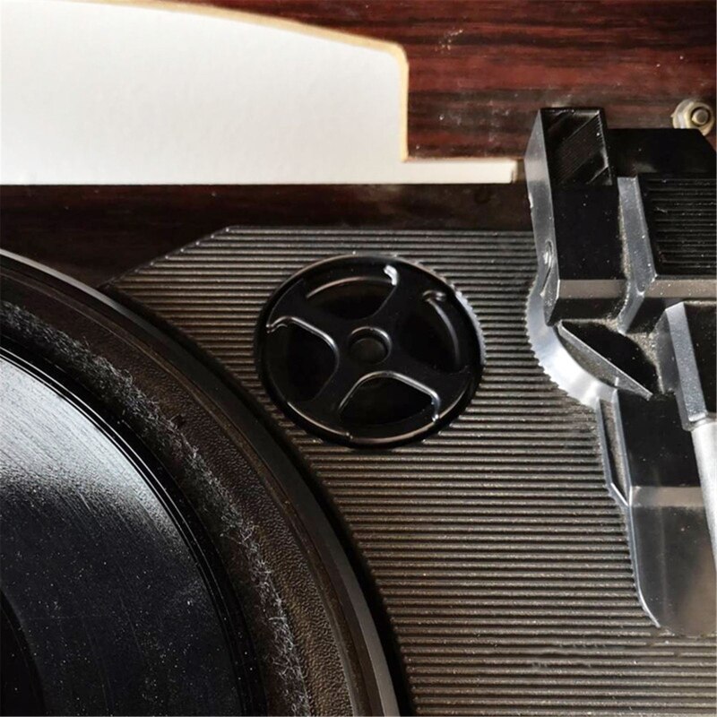 thumbnail image 2 of 45 RPM Platinum Vinyl Disc Turner Center Adapter - Universal - Plastic - Multiple Colors 2 of 5