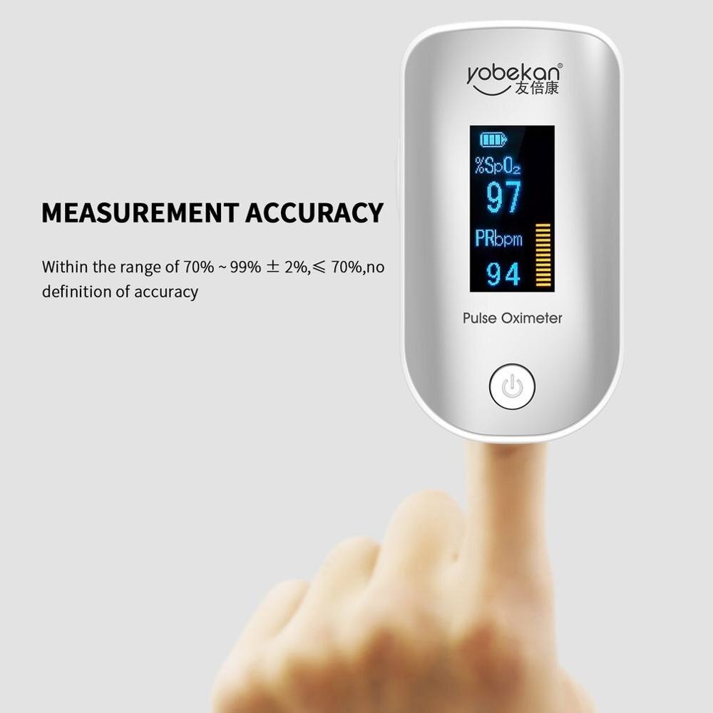 Oxymètre de doigt Portable Saturation en oxygène moniteur d'oxygène sanguin pince à doigt moniteur de fréquence cardiaque oxymétrie oxymètre de pouls oximetro