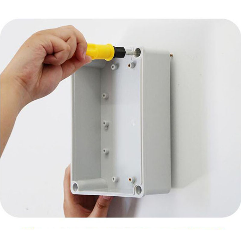 Waterproof Plastic Junction Box Transparent Cover Enclosure Electronic Instrument Housing Case Outdoor Project Distribution Box