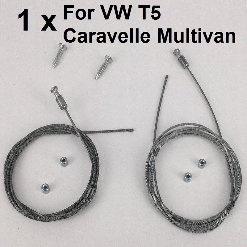 Voor Vw T5 Caravelle Multivan Elektrische Schuifdeur Reparatie Staaldraad Links & Rechts Vanaf 2003
