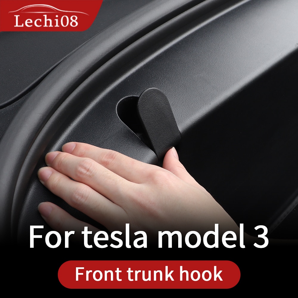 Gancho de maletero delantero para Tesla modelo 3, accesorios, accesorios para coche modelo 3 tesla tres