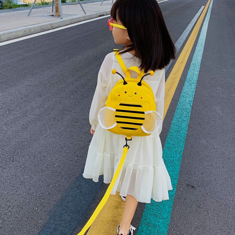 Mochila con arnés de seguridad para bebés, bolso antipérdida para niños pequeños, cómodo, escolar, para la muñeca