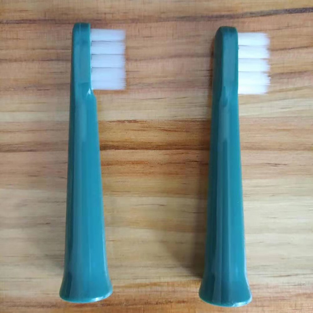 4Pcs Replaceable Toothbrush Heads Adults Kid Sonic Electric Tooth brush Heads Smart Timer Whitening Toothbrush Heads Waterproof: green
