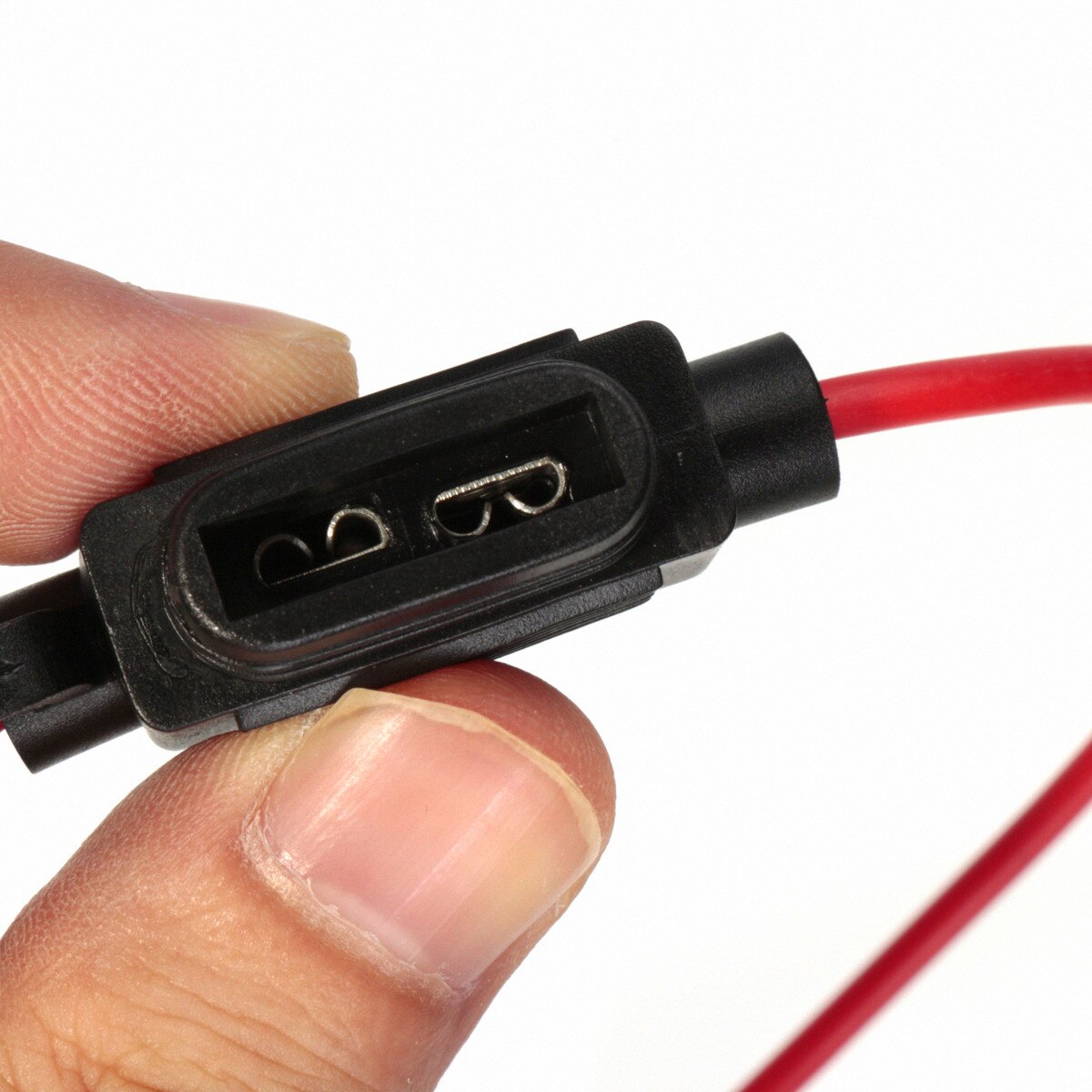 5Pcs 12V 30A Medium Car Fuse Holder Water-resistant Waterproof Automotive Fuse Holder With Cover Inline Blade Fuse Holder Auto