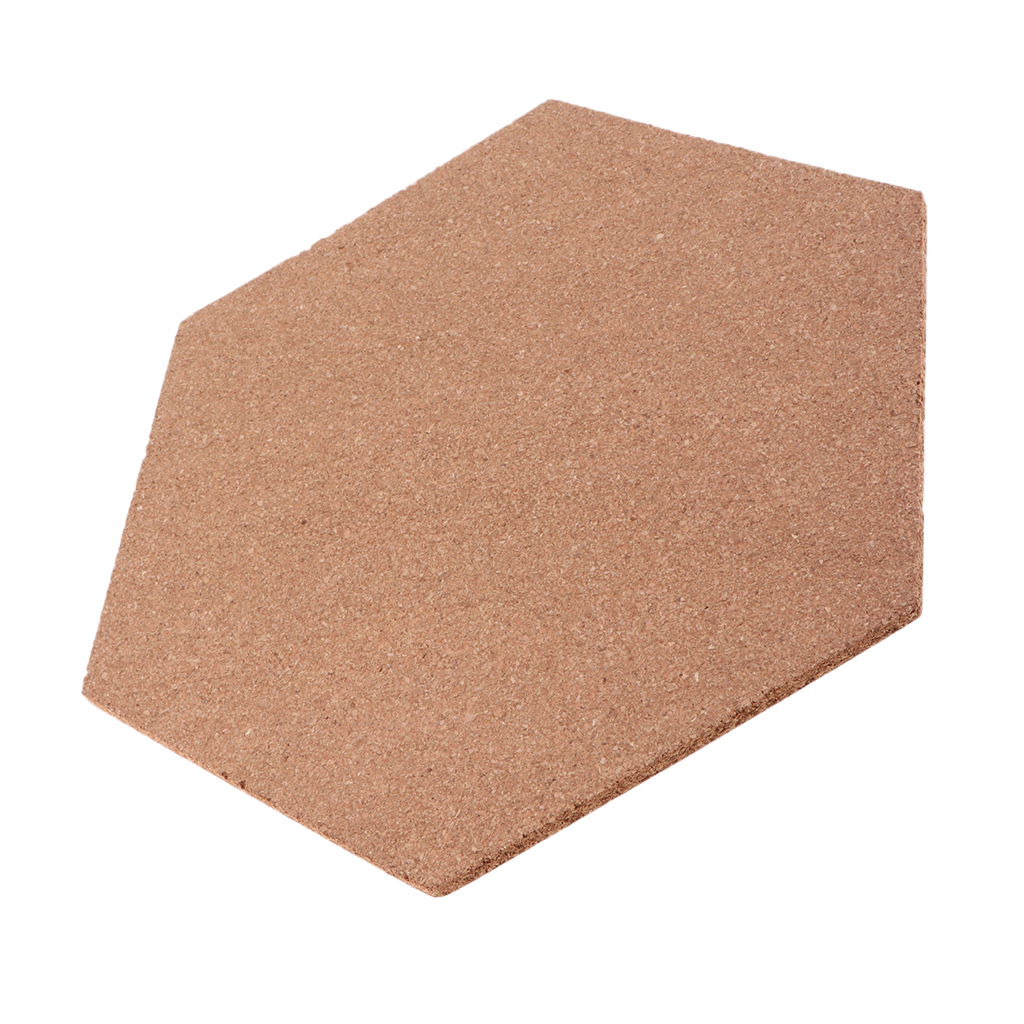 1 stück Hexagon Kork Blatt Kork Bord Selbstklebende Verwendet Für Isolierung matt, Handwerk Zubehör, Kunst Handwerk