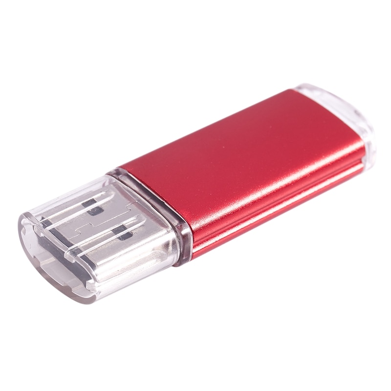 10 stk usb-flashdrev 128 mb nøglering flash-hukommelsesdrev u-disk til win 8 pc ,  rød