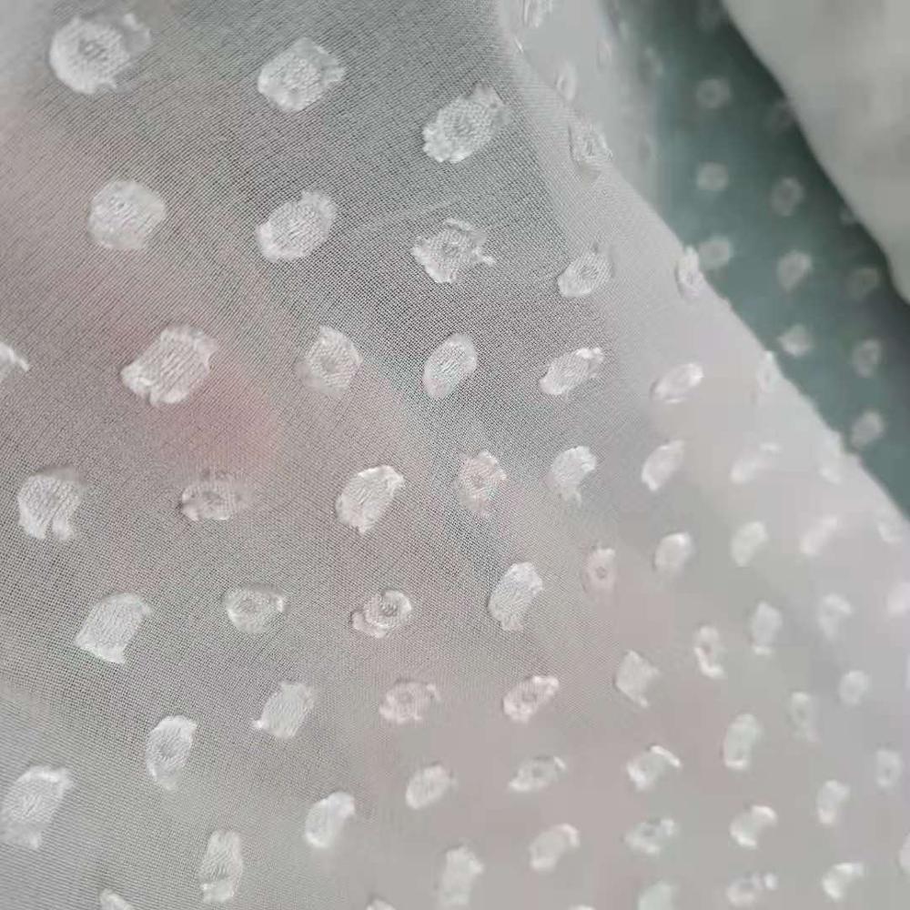 Tela de vestido Swissdot de gasa suave, Material ligero, transpirable, artesanal