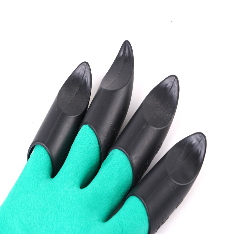 Gants de jardinage en Latex | Avec griffes à bout, gant de génie, chiffon, creuser, plantation, outils de travail, produits de serre ménagers