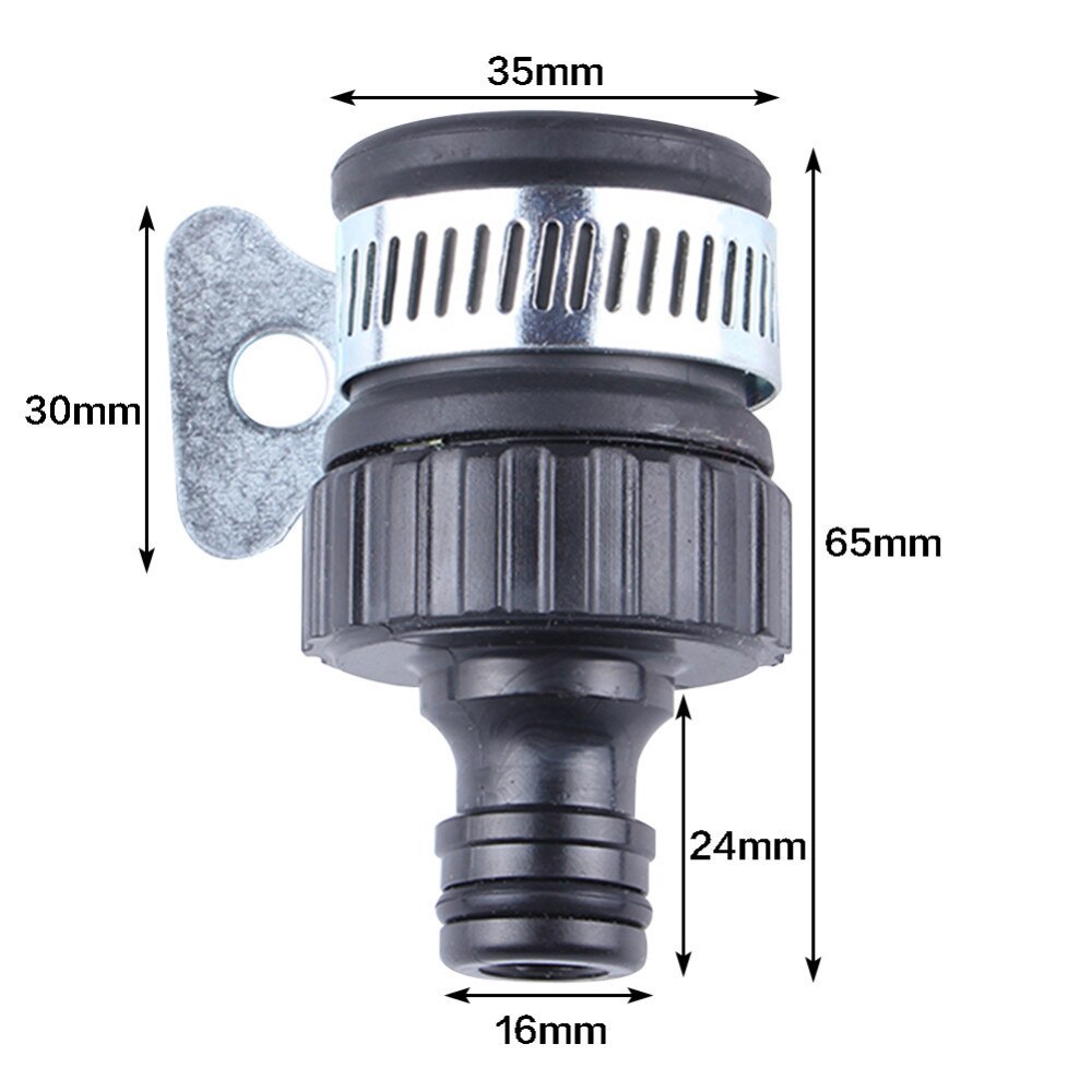 Durable Universal Water Faucet Adapter Plastic Hose Fitting Hose Irrigation Garden Suitable For Transfer 14-24mm Diameter Tap