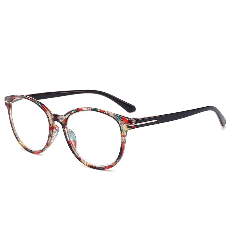Læsebriller kvinder mænd retro business hyperopi receptpligtige briller ultra-clear vision vintage briller: +250 / Kaffe