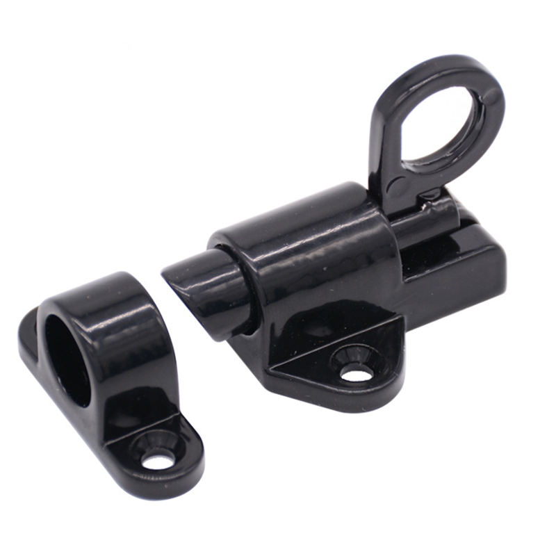 Aluminum Alloy Security Automatic Window Gate Lock Spring Bounce Door Bolt Latch Self-Closing Latch Spring Door Latch