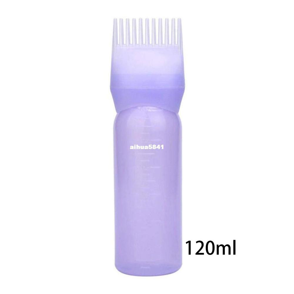 120ml Pro Salon Hair Care Cleaning Empty Bottles Shampoo Applicator Dispenser Dry Washing Pot Styling Tools Applicator Bottles