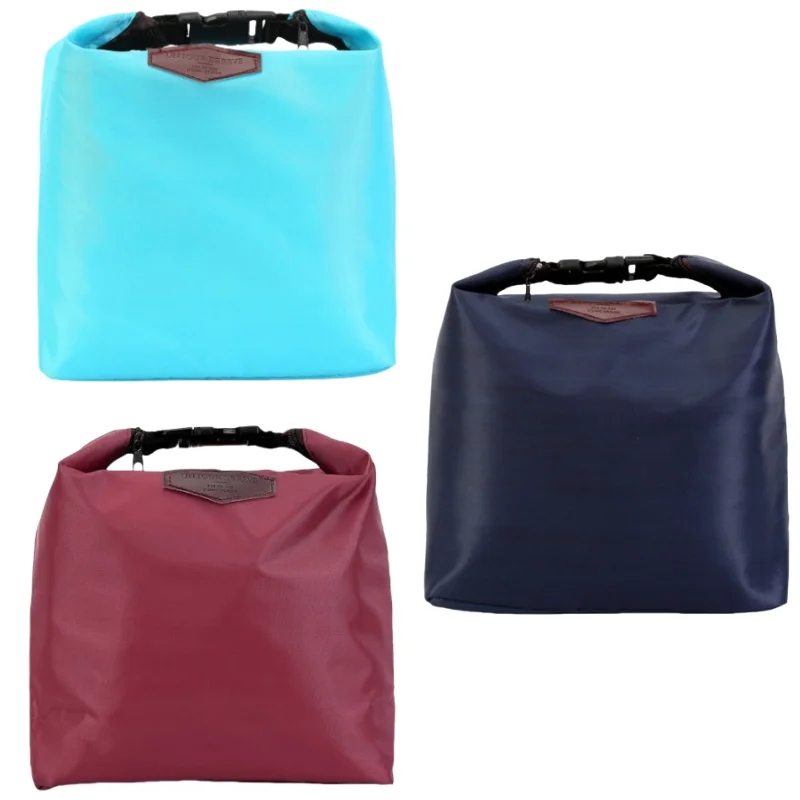 Bolsa de almuerzo con aislamiento térmico, bolsa de almacenamiento portátil de tela Oxford, bolsa de almacenamiento para lonchera, bolsa de comida picínica, paquete aislante, 1 ud.