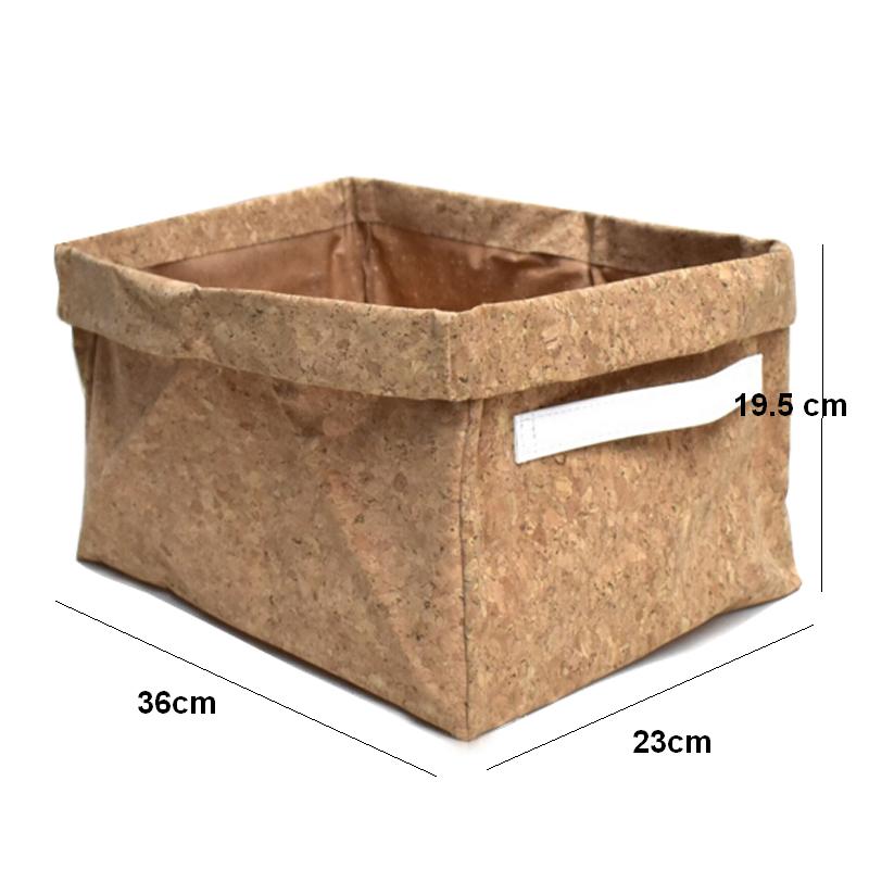 Washable Paper ECO Office Filing Trays Holder A4 Document Letter Paper Storage Organizer Document Tray File Holder Cork Wood