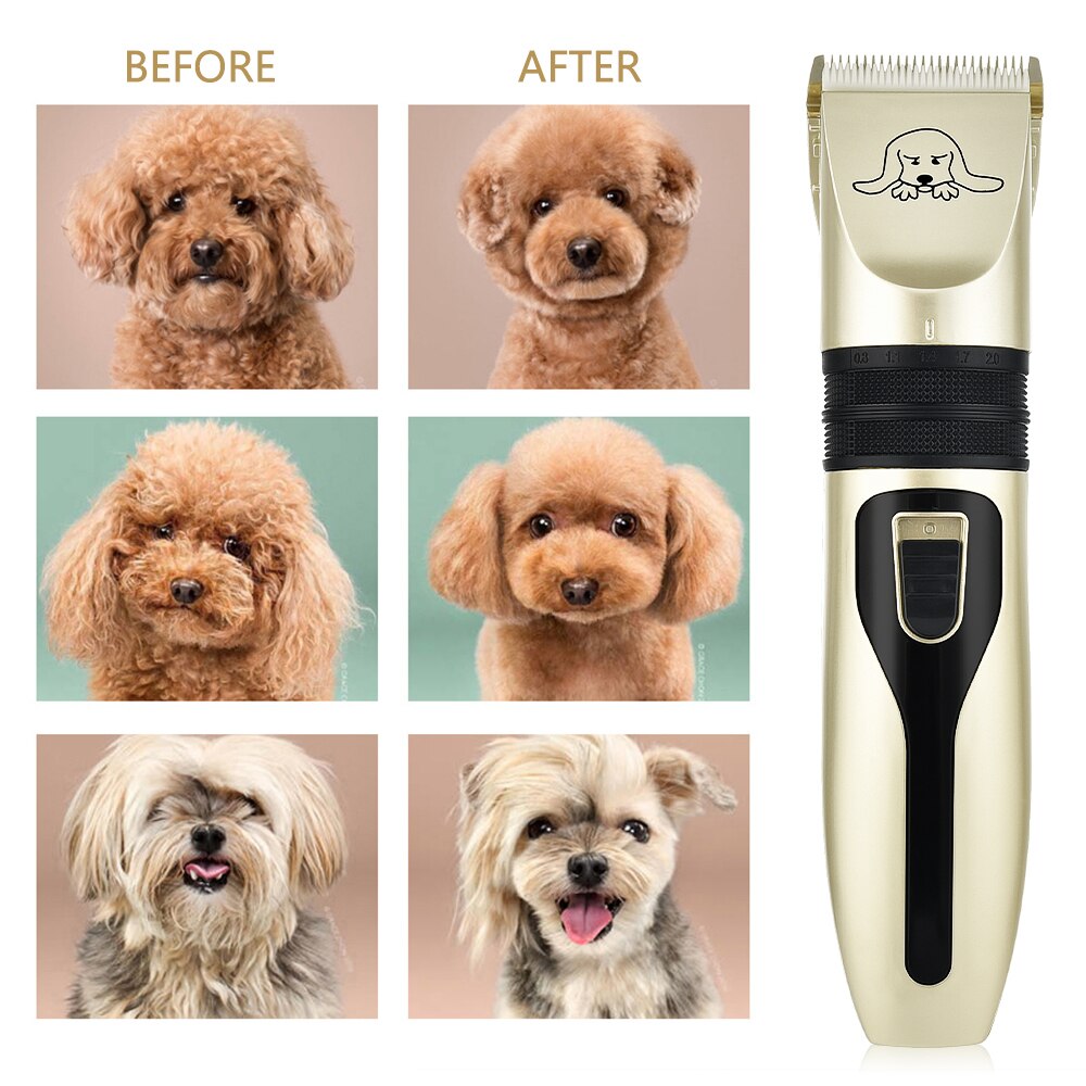 Rechargeable Pet Trimmer Cordless Pet Dog Hair Tri... – Grandado