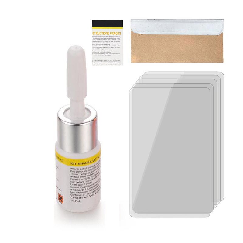 Car Windshield Repair Agent Automotive Glass Window Scratch Crack Restore Screen Polishing Repair Tool Kit