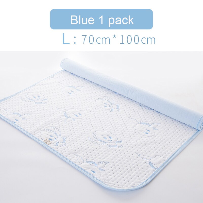 Matelas de lit pour bébé respirant, coussin imperméable pour -né, en coton doux, avec changement d'urine, Durable