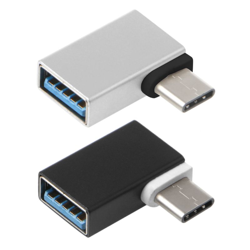 Rodzaj Usb Adapter C prawego aluminium wygiętym pod kątem stopu typu C Usb-c męski na Usb 3.0 z funkcją Otg wsparcia Adapter żeński