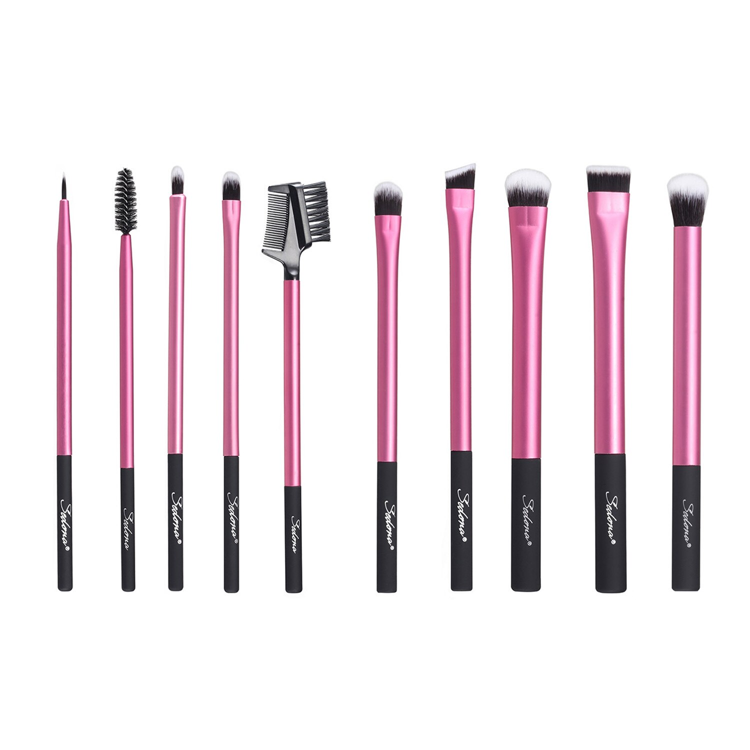 Sedona Makeup Brushes Pro Pink Brush Set Powder EyeShadow Blending Eyeliner Eyelash Eyebrow Make up Beauty Cosmetics Brushes: SD05 Pink