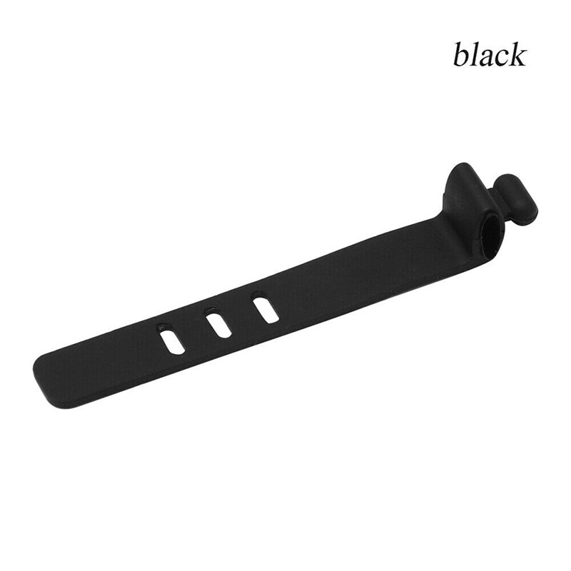 5pc reisetilbehør silikagelkabel oppruller øretelefonbeskytter usb-telefonholder tilbehørspakke arrangører: Svart