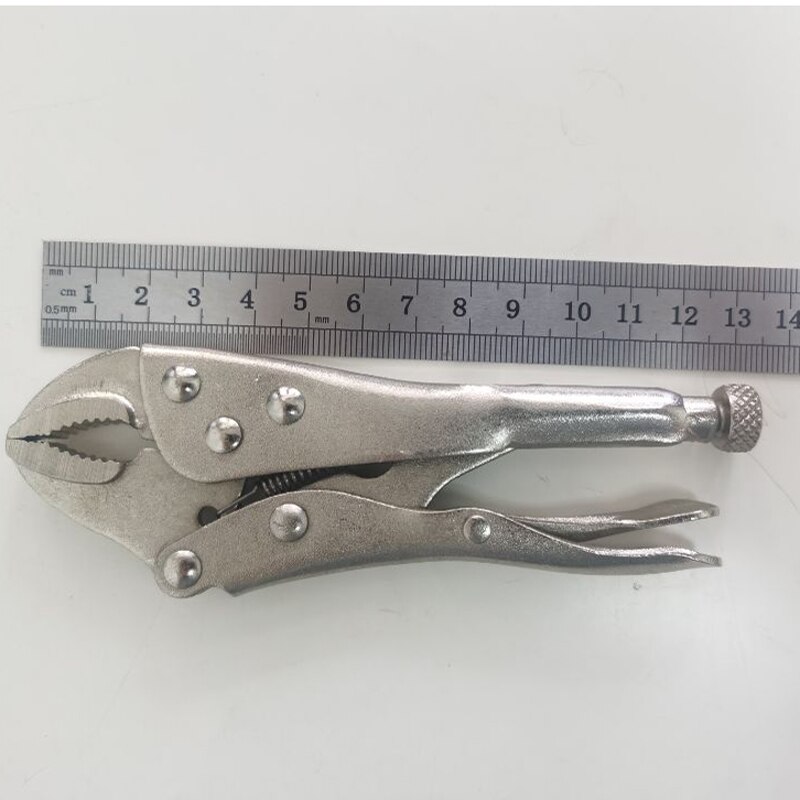 5inch Locking pliers round nose Straight Jaw Welding Tool Straight Jaw Lock Mole Plier Vice Grips Pliers: round nose 130mm