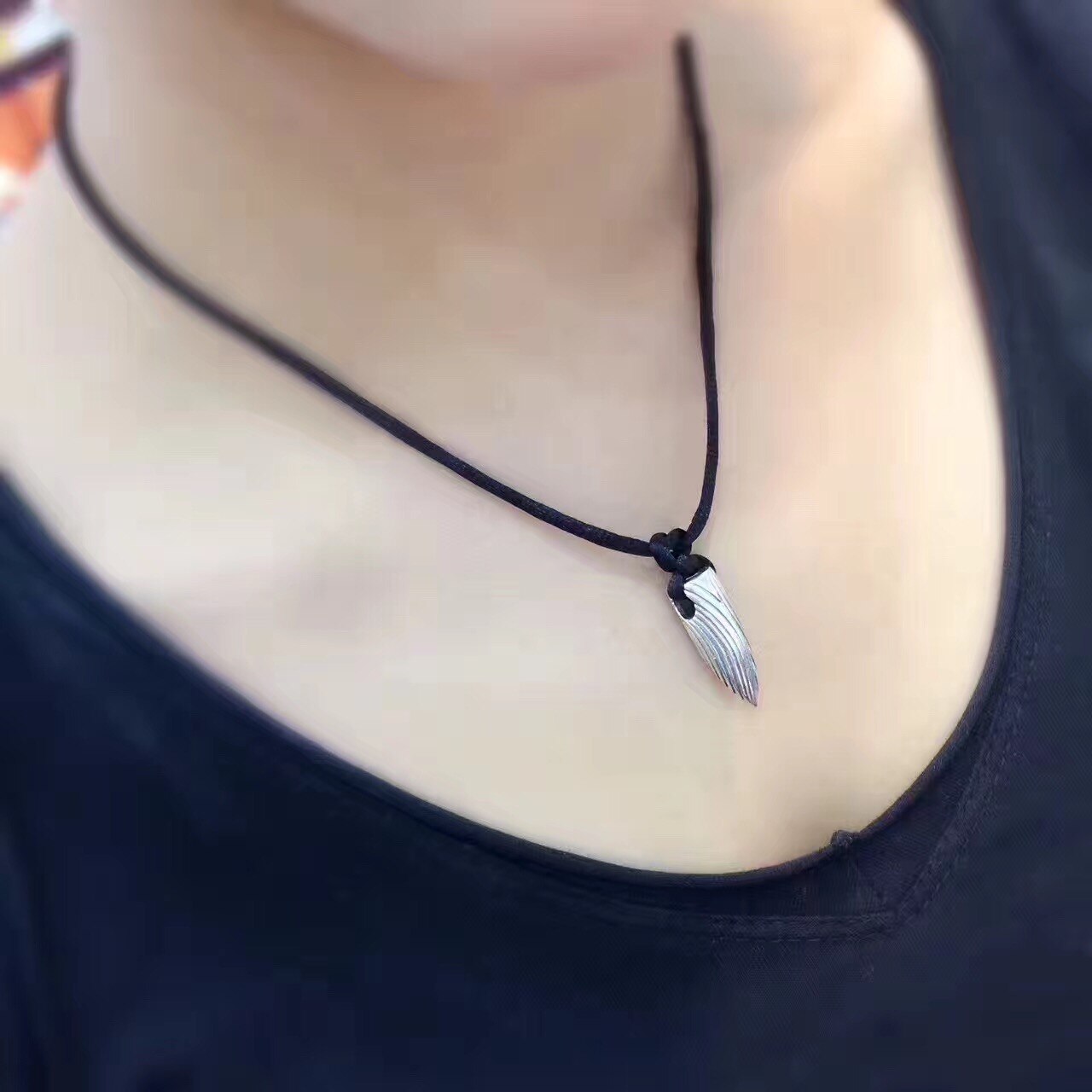 Colgante de bala de plata de ley 925 Original para hombre, joyería de de plata sólida Vintage para hombre (HY)