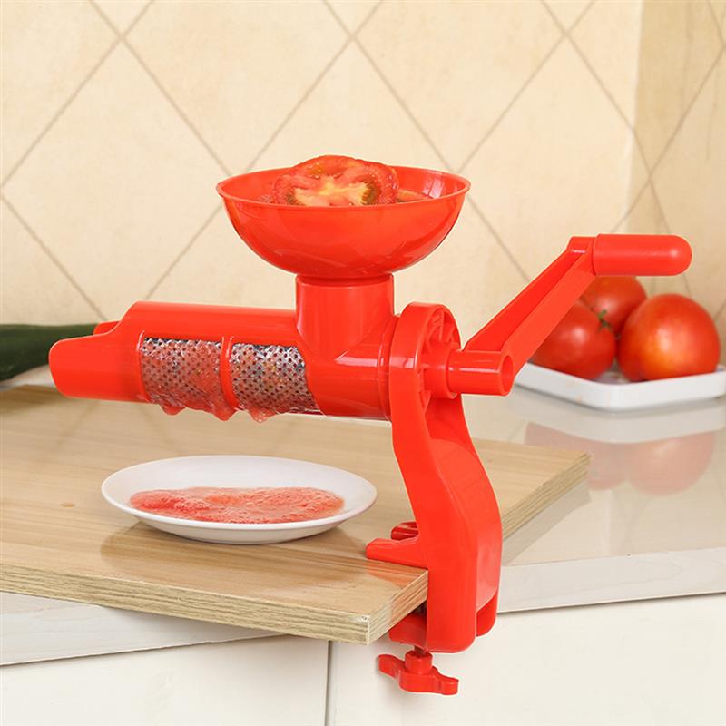 Multi-purpose Tomato Press Manual Tomato Juicer Sauce Maker Food Strainer for Fruit Vegetables Home Kitchen Accessories
