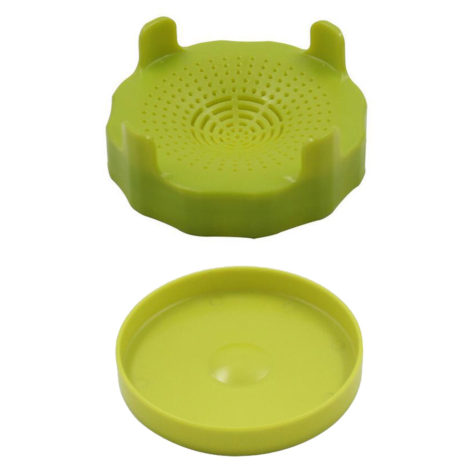 Colador de germinación de plástico de grado alimenticio, cubierta de máquina de germinación de semillas, suministros de jardín, tarro de albañil, cubierta de brotes, 25 #