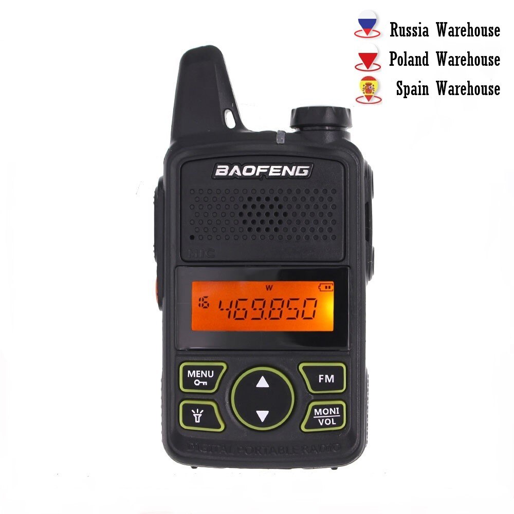 Baofeng BF-T1 Mini Twee Manier Radio Walki Talki Fm Cb Handheld Transceiver BF-T1 Walkie Talkie Uhf 400-470Mhz 20CH Kids Speelgoed
